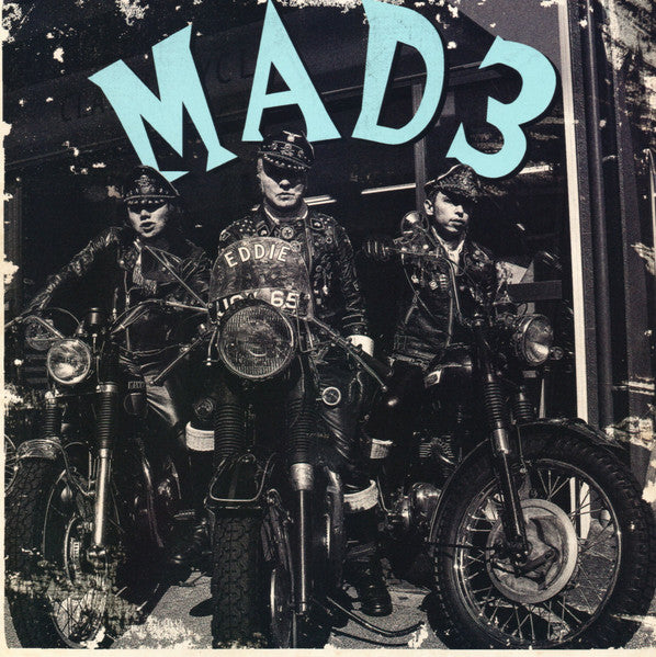 MAD 3 (マッド・スリー) - Real Cool Cats (Japan 限定プレス 7", CD+DVD / NEW) ロックンロール・ユース・カルチャー・シリーズ第二弾 !