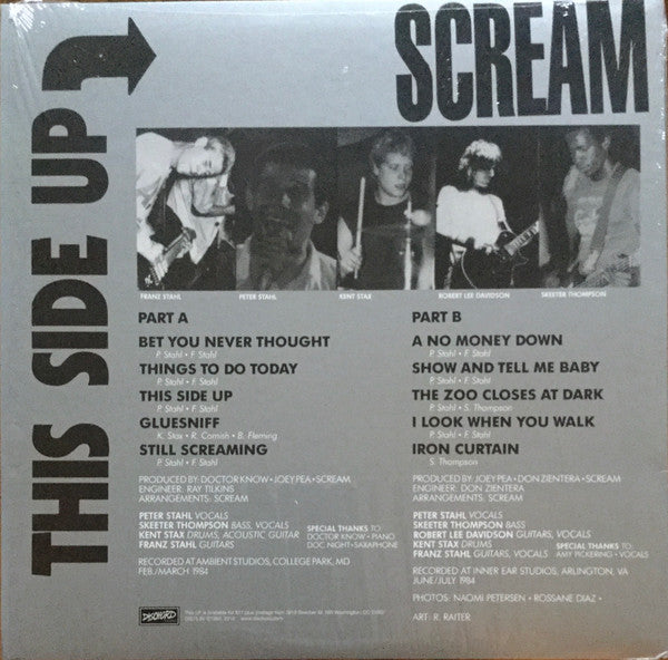 SCREAM (スクリーム) - This Side Up (US 2023年限定再発「ブルーヴァイナル」 LP / New)