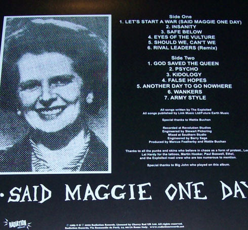 EXPLOITED, THE (ジ・エクスプロイテッド) - Let's Start A War... (Italy 500枚限定再発「イエローヴァイナル」 LP/ New) '83年 3rd アルバム!