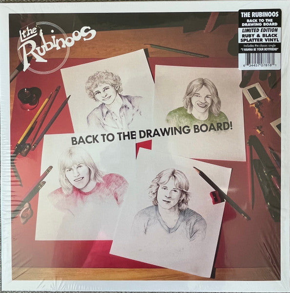 RUBINOOS, THE (ザ・ルビナーズ) - Back To The Drawing Board (US RSD ブラックフライデー 2022 限定再発ルビー&ブラックス・プラッターヴァイナル LP/ New)