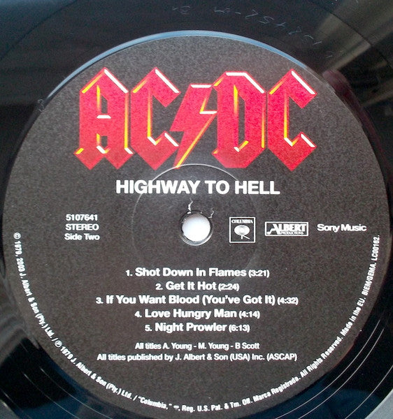 AC/DC (エーシー・ディーシー) - Highway To Hell (EU 限定「リマスター再発」LP/ New)