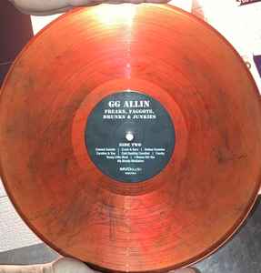 GG ALLIN (GGアリン) - Freaks, Faggots, Drunks & Junkies (US 正規再発「限定カラーヴァイナル」 LP / New) '22年「Shit Mix」バージョン!