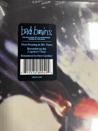 BAD BRAINS (バッド・ブレインズ) - The Youth Are Getting Restless (US 限定再発「ブラックヴァイナル」 LP/ New)