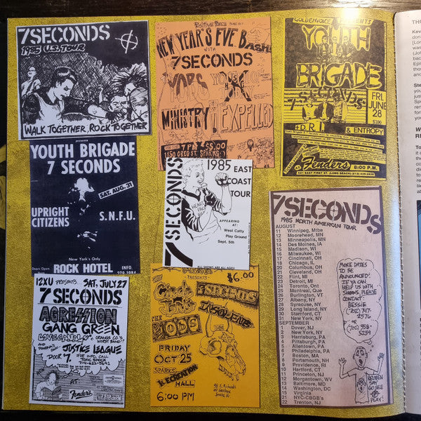 7 SECONDS (セブン・セカンズ ) - Walk Together, Rock Together (US 1,000枚限定再発「イエローヴァイナル (DXエディション)」LP/New)