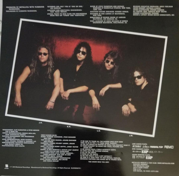 METALLICA (メタリカ) - … And Justice For All (EU 限定再発180g「ブラックヴァイナル」2xLP/ New)