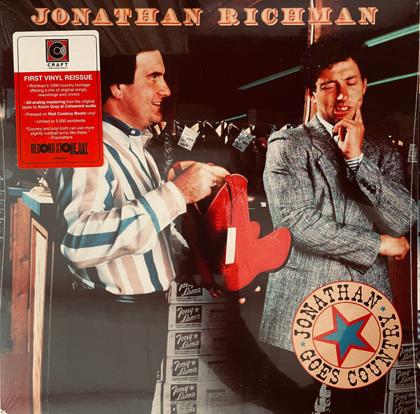 JONATHAN RICHMAN (ジョナサン・リッチマン) - Jonathan Goes Country (US RSD 2023  限定4,500枚再発レッドヴァイナル LP/New)