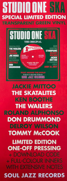 V.A. (トロージャン社SKAコンピ) - Studio One Ska (UK RSD 2023 限定1000枚グリーンヴァイナル 2xLP/New)