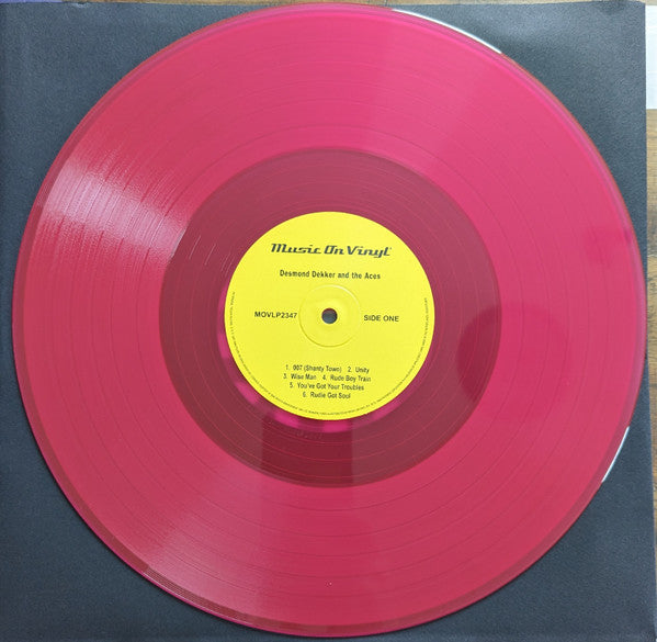 DESMOND DEKKER & The Aces (デスモンド・デッカー & ジ・エイシズ) - 007 : Shanty Town (EU M.V.O.社750枚限定復刻再発ナンバリング入り180g ピンクヴァイナル LP/ New)