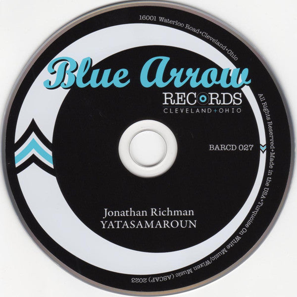 JONATHAN RICHMAN (ジョナサン・リッチマン) - Yatasamaroun (US 限定紙ジャケ CD/ New)