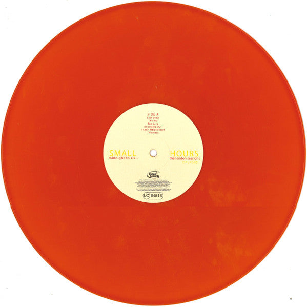 SMALL HOURS (スモール・アワーズ) - Midnight To Six - The London Sessions (UK 275枚限定再発「オレンジヴァイナル」LP/ New)
