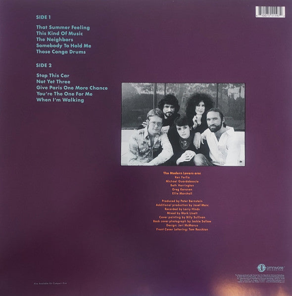 JONATHAN RICHMAN & The Modern Lovers (ジョナサン・リッチマン & ザ・モダーン・ラヴァーズ) - Jonathan Sings! (US 「正規」限定プレス再発 LP/ New) '83年名作アルバム !