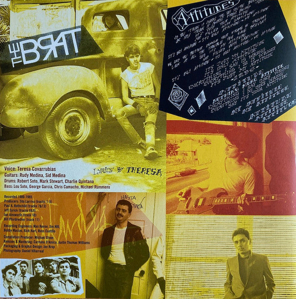 BRAT, THE (ザ ・ブラット) - Attitudes LP (Italy 150枚限定再発スプラッターヴァイナル LP/ NEW)
