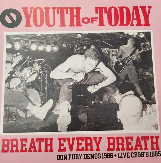 YOUTH OF TODAY (ユース・オブ・トゥデイ) - Breath Every Breath (Canada 限定プレス LP+ピンクジャケ/ New) レアトラック・コンピレーション !