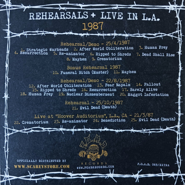 TERRORIZER (テロライザー) - Before The Downfall (Italy 250枚限定再発「ブラックヴァイナル」2xLP+CD、ブックレット/New) 初期デモ&ライブ・コンピレーション !