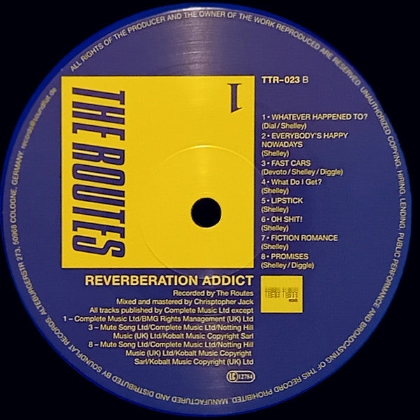 ROUTES, THE (ザ ・ルーツ)- Reverberation Addict (German 限定プレス「国内仕様」LP+帯 /New)