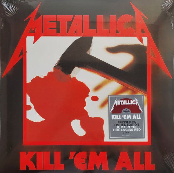 METALLICA (メタリカ) - Kill 'Em All (EU 限定再発「レッドヴァイナル」LP/ New)