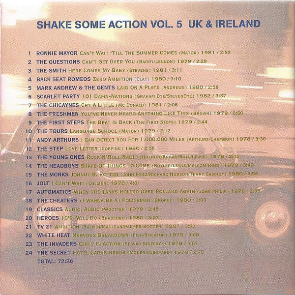 V.A. (パワーポップ、ネオモッズ・コンピ)  - Shake Some Action Vol.5 UK & Ireland (EU 限定再発 CD/ New)