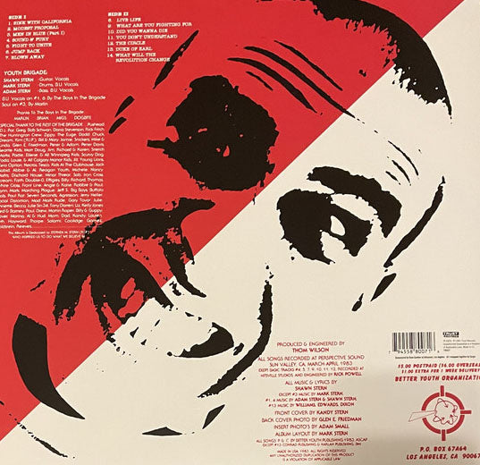 YOUTH BRIGADE (ユース・ブリゲイド)  - Sound & Fury (US 1,250枚限定再発「レッドヴァイナル」LP/ New)