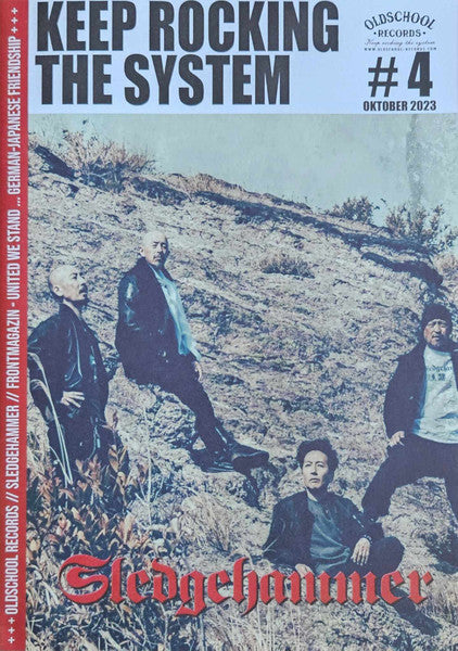 鐵槌 (てっつい / スレッジハンマー) - Samurai (German 300枚限定180g「ブラックヴァイナル」LP/ New) 「Keep Rocking The System Zine #4」付き (歌詞、インタビュー掲載、カラー24頁)!