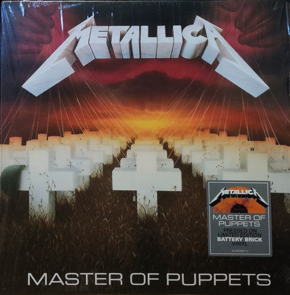 METALLICA (メタリカ) - Master Of Puppets (EU 限定再発「レッドヴァイナル」LP/ New)