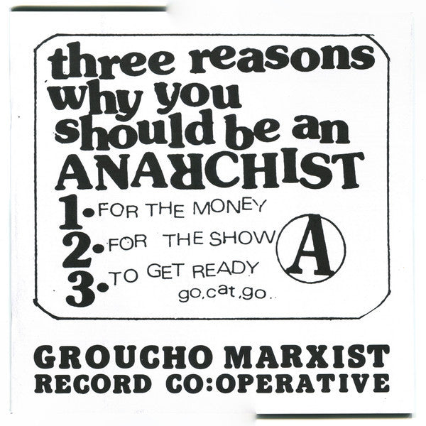 V.A. (初期スコットランド・パンク・コンピ) - Groucho Marxist Record Co:Operative (UK限定再発 LP+ブックレット/ New)