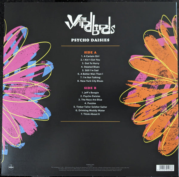 YARDBIRDS (ヤードバーズ) - PSYCHO DAISIES - THE COMPLETE B-SIDES (2024 RSD 3000枚限定「パープル&オレンジ・スプラッターVINYL」LP/New)