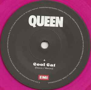 QUEEN (クイーン) - Cool Cat (2024 RSD 2000枚限定ジャケ付き「ピンクカラー」7"/New)