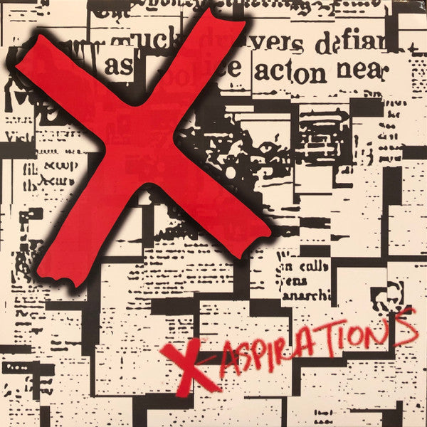 X (エックス) - Aspirations (US 正規再発「限定赤/白スプラッターヴァイナル」LP/ New) OZパンク!'80年ファーストアルバム!