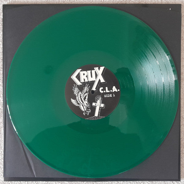 CRUX (クラックス) - C.L.A. (UK 限定「グリーンヴァイナル」LP+ポスター/ LP) 英国80's Oi!パンク!
