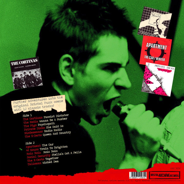 V.A. (ブリストル・ローカル・パンク・コンピ) - The Bristol Punk Explosion Vol 2, 1977-1981 (UK 300枚限定「クリアヴァイナル」LP/ New)