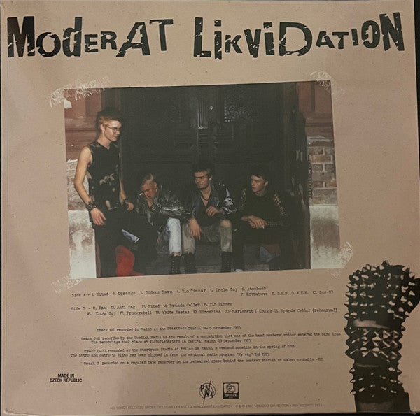 MODERAT LIKVIDATION (モデラット・リクビデーション) - 1983 The Studio Recordings (US 限定プレス「ブラックヴァイナル」LP/ New) ポスター付!