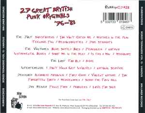 V.A. (レアUKパンク・コンピ) - Bored Teenagers Vol.15 (UK 500枚限定プレス CD / New)