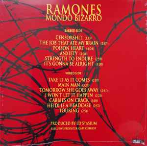 RAMONES (ラモーンズ) - Mondo Bizarro (EU 限定リプロ再発 LP / New) '92年CJラーモン加入作!