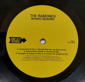 RAMONES (ラモーンズ) - Mondo Bizarro (EU 限定リプロ再発 LP / New) '92年CJラーモン加入作!