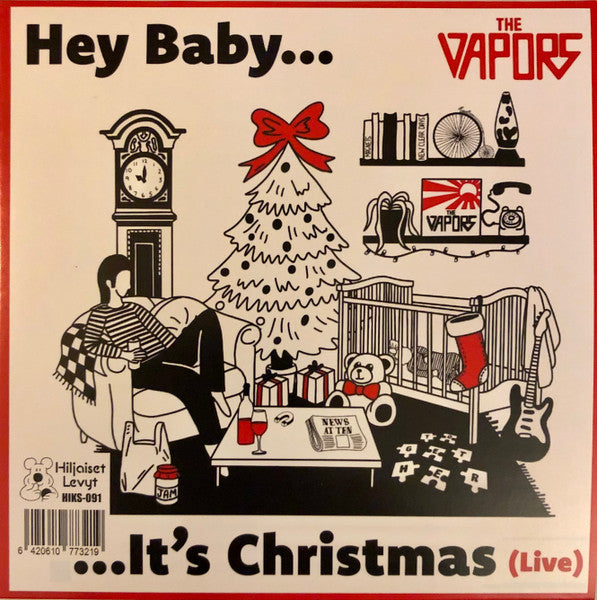 EDDIE AND THE HOT RODS / VAPORS, THE (エディー & ザ・ホット・ロッズ / ザ・ヴェイパーズ) - It Feels Like Christmas / Hey Baby...It's Christmas (Finland 限定プレス 7"/ New) パンク・クリスマス!