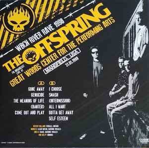 OFFSPRING, THE (ジ・オフスプリング) - WBCN River Rave 1998: FM Broadcast Live At Great Woods Center For The Performing Arts Mansfield USA 31 / 05 / 1998 (UK 限定プレス LP/ New) FM放送用音源 !
