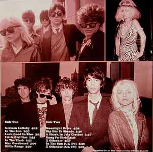 BLONDIE (ブロンディ) - Max's Kansas City (UK 限定プレス LP/ New) '76年ライブ!