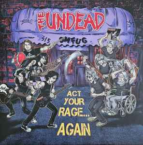 UNDEAD, THE (ジ・アンデッド) - Act Your Rage... Again (US 限定プレス「カラーヴァイナル」LP/ New) ファーストアルバムの新録バージョン!