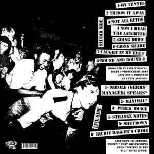 GERMS (ジャームス) - What We Do Is Bootleg! (EU 限定プレス再発 LP/ New) 映画『クルージング』セッション +ラストライブ!