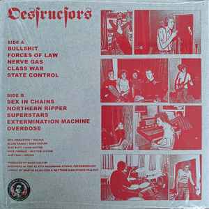 DESTRUCTORS (デストラクターズ) - Bullshit - The Lost Pre-Production Recordings 1982 (Czech Republic 限定「赤/白スプラッターヴァイナル」LP/ New) 未発表デモアルバム!