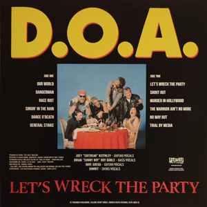 D.O.A. - Let’s Wreck The Party (Poland 「正規」限定再発 LP/ New) 1985年以来、初のLP再発!