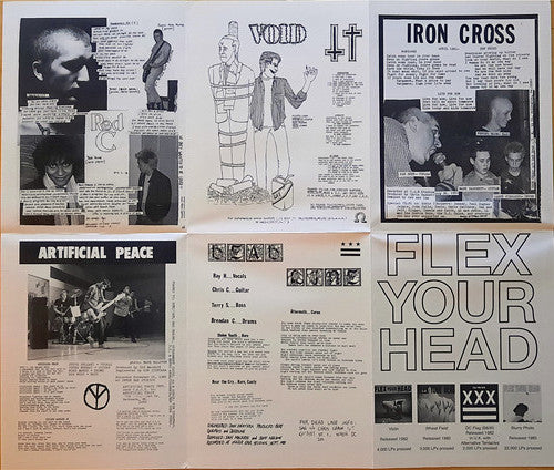 V.A. (DCハードコア・コンピ)- Flex Your Head (Japan 「正規」限定再発 「イエローヴァイナル」LP+帯・ライナー付き / New) 2025年版として帯が変更の上、再リリース!!