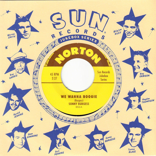 SONNY BURGESS (ソニー・バージェス) - We Wanna Boogie / Thunderbird (US 限定再発 7"+CS/廃盤 New)