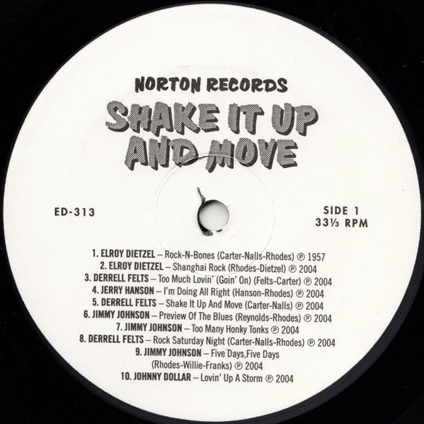 V.A.(56〜'57年レア・ロカビリーコンピ) - Shake It Up & Move (US 限定リリース・アナログ LP/New)