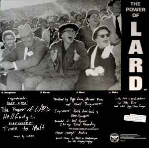 LARD (ラード) - Power Of Lard EP (US「正規」限定プレス再発 LP/ New) ジェロ・ビアフラ+ミニストリー !