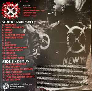 DISORDERLY CONDUCT (ディスオーダリーコンダクト) - The Hatch Door Don Fury Seesions 1985 (US 限定プレス LP/ New)80's NYCハードコア!