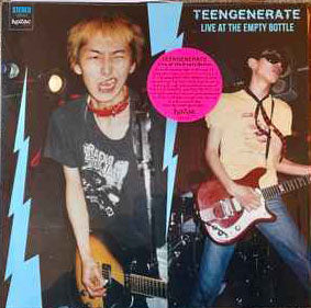 TEENGENERATE (ティーンジェネレート) - Live at the Empty Bottle (US 限定プレス 「初回ブラックヴァイナル」LP/ New) '95年11月、シカゴでの熱狂ライブ!