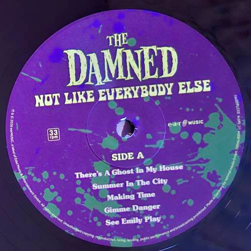 DAMNED, THE (ザ・ダムド) - Not Like Everybody Else (EU 限定 180g「黒盤」LP/ New) ブライアン・ジェームス追悼盤!