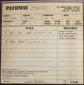 ADVERTS, THE (ジ・アドヴァーツ) - We Who Wait (US 限定「グレイヴァイナル」7") '77年録音の未発表バージョン !