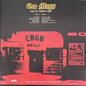 CRO-MAGS (クロ・マグス) - Live At CBGB's 1985 (Italy 「RSD 2026」正規再発「300枚限定スプラッターヴァイナル」 LP/ New)